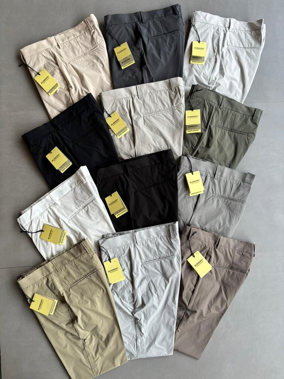 Burberry Premium Quality Ankle Fit Men's Formal Pants - 90 Pc