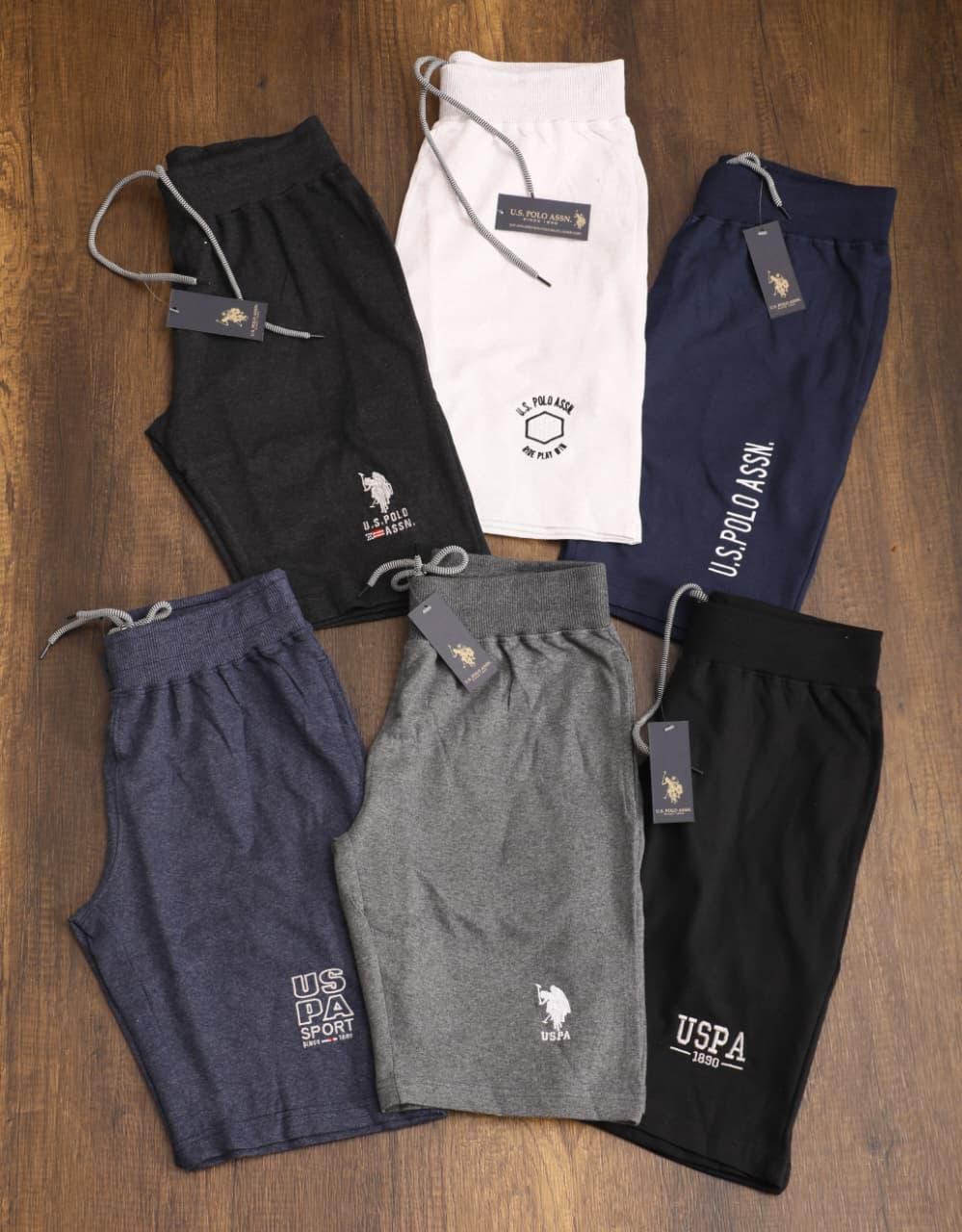 Us Polo Assn Premium Quality Cotton Men's Shorts - 40 Pc