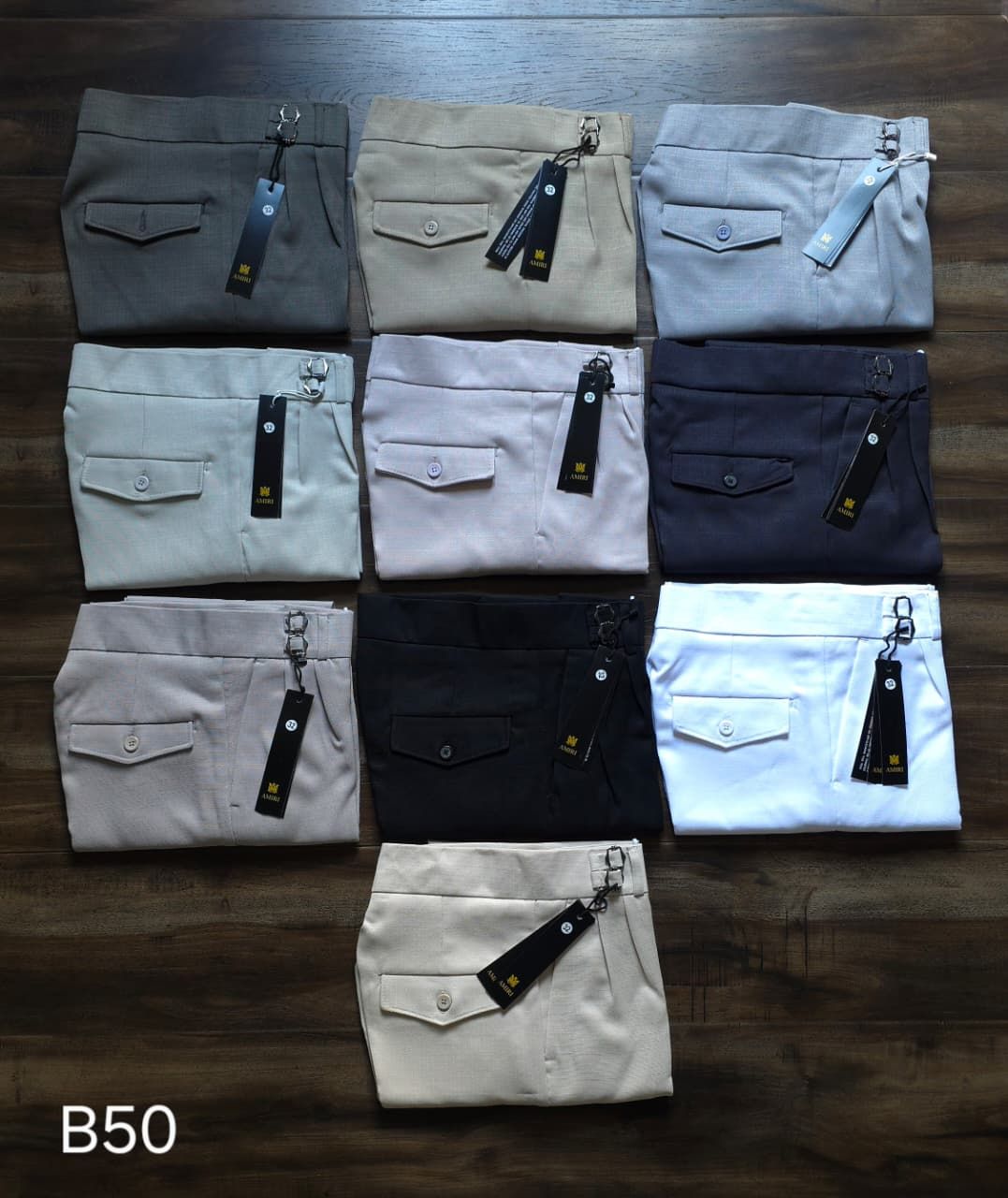 Amiri Premium Quality Linen Men's Gorkha Pant - 52 Pc