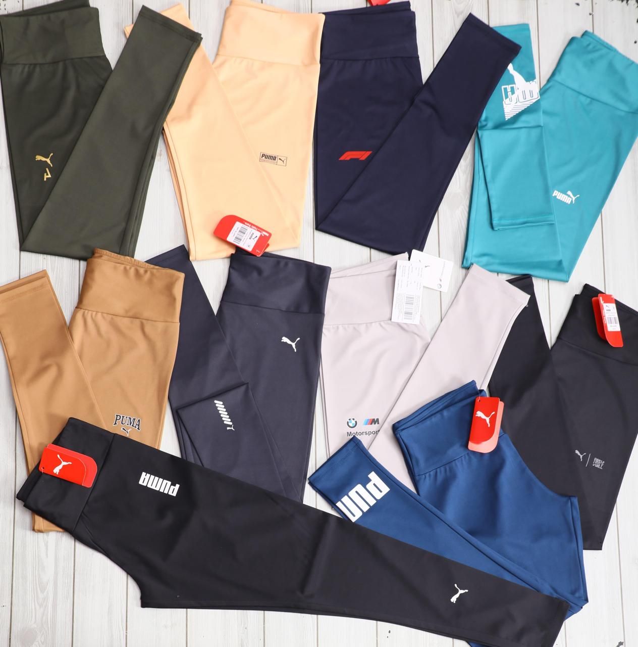 Puma Premium Quality Butter Lycra High Waisted Slim Fit Women's Track Pant - 43 Pc