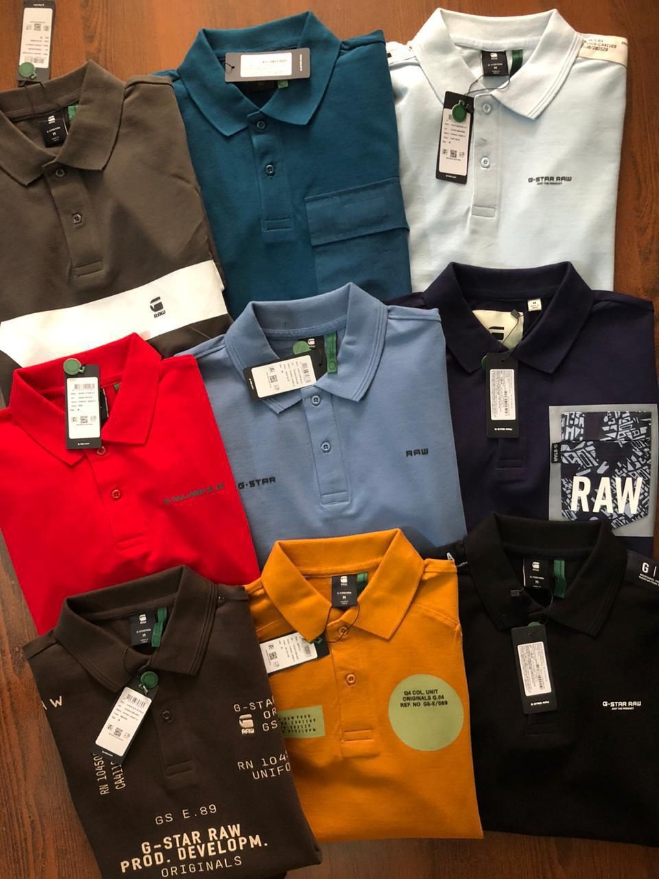 G star Premium Quality Lycra Collar Neck Half Sleeve Men's polo t-shirt - 75 Pc