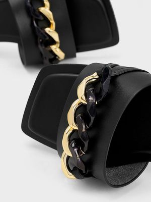 golden chain Sandals for Women-90 pair