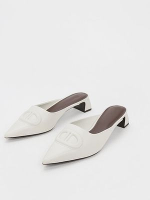 Low Block heel Pointed sandals for women -90 pair