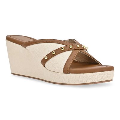 Diamond upper Wedge sandals for ladies -90 pair
