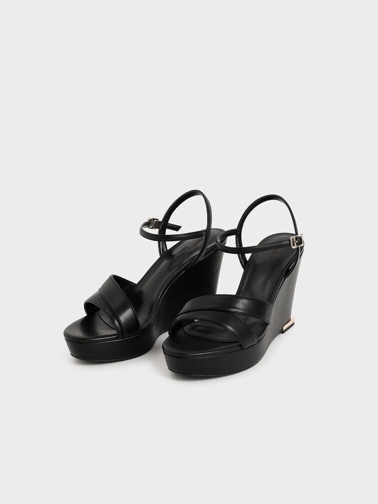 Open Toe Women Wedge Heel Sandals - 90 PAIR