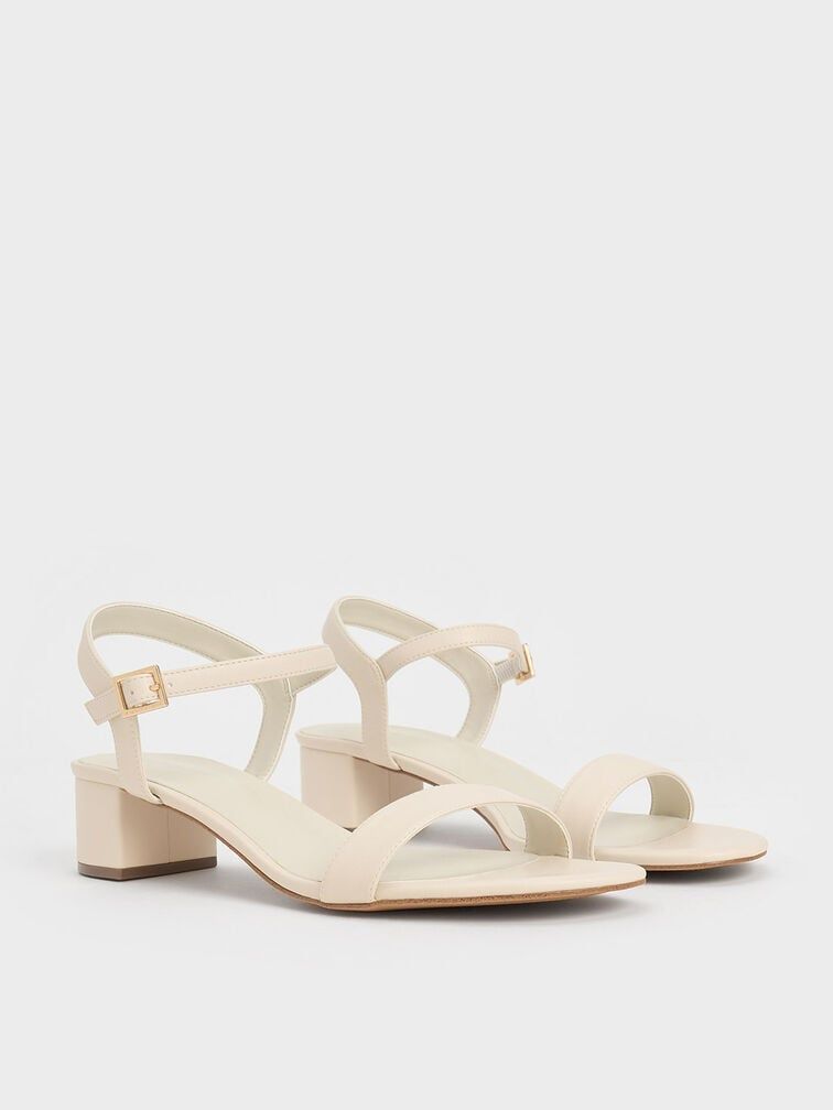 Women's Brown Leather Mid-Length Sandals - 90 PAIR