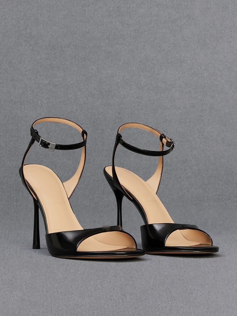 Super High Heel PU Sandals for Women - 90 PAIR