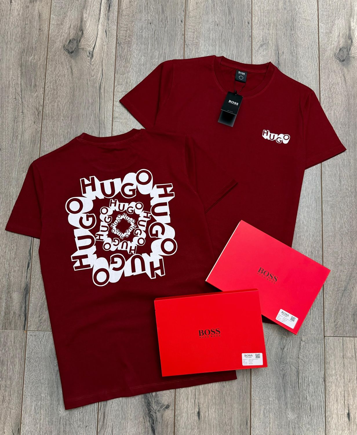 Hugo Boss Premium Quality Crew Neck Half Sleeve Men's T-shirt - 38 Pc