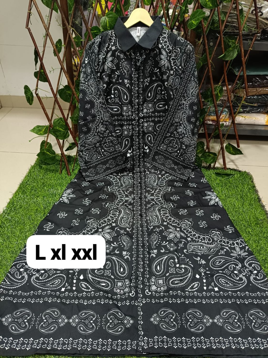 Ladies new ollection in long gown in crepe material with stylish design and colors - 14 Pc