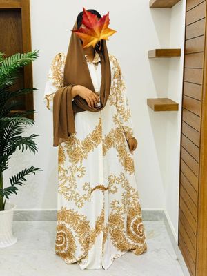 Ladies High Quality Imported Fabric Gown - 14 Pc