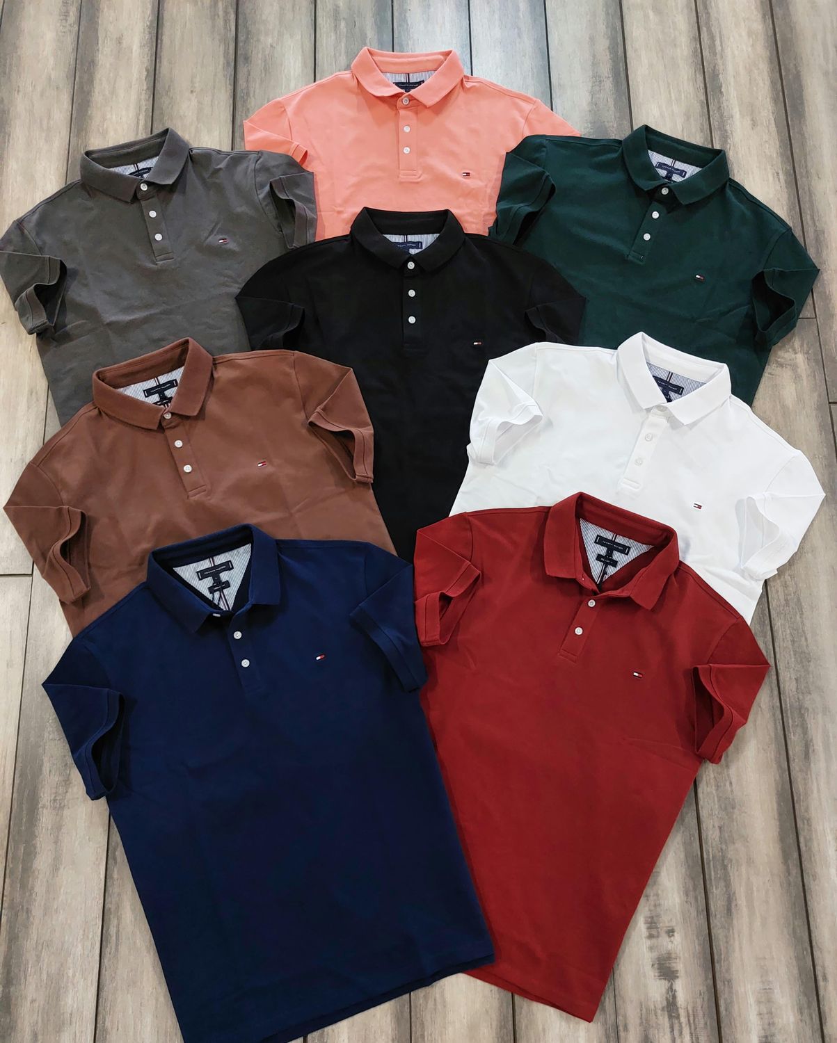Tommy Premium Quality Collar Neck Half Sleeve Men’s Polo T-Shirts - 60 Pc