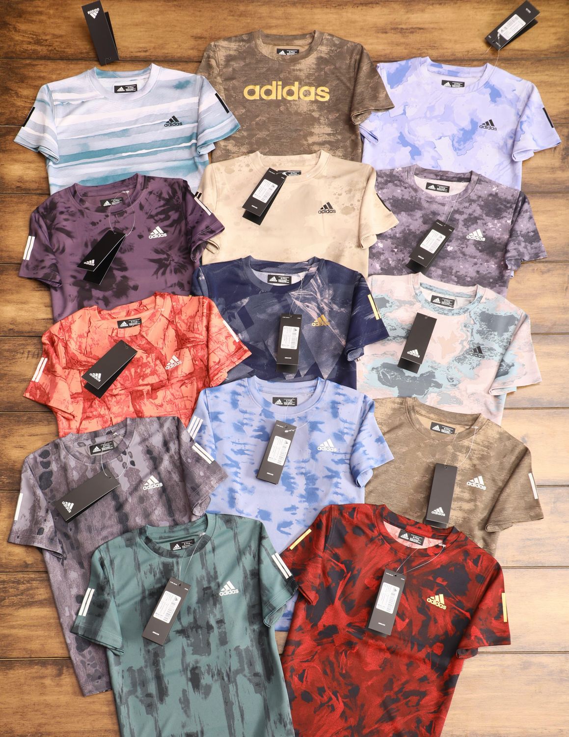 Adidas Premium Quality Cotton Round Neck Half Sleeve t-shirt Boy's &amp; Girl's T-shirt - 64 Pc