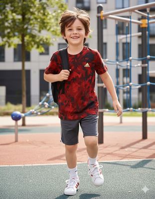 Adidas Premium Quality Cotton Round Neck Half Sleeve t-shirt Boy's &amp; Girl's T-shirt - 64 Pc