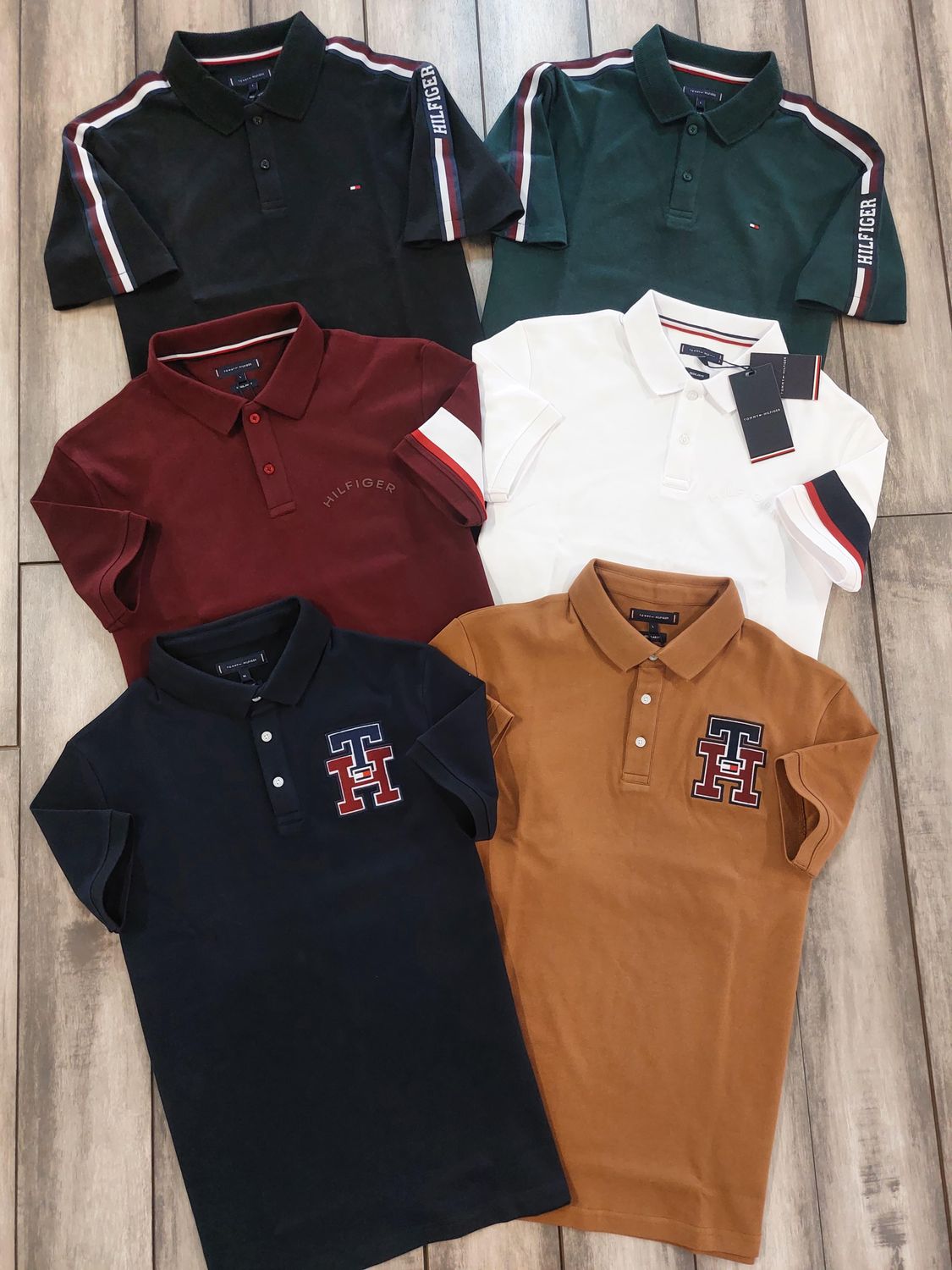 Tommy Premium Quality Collar Neck Half Sleeve Men's T-shirt - 52 Pc