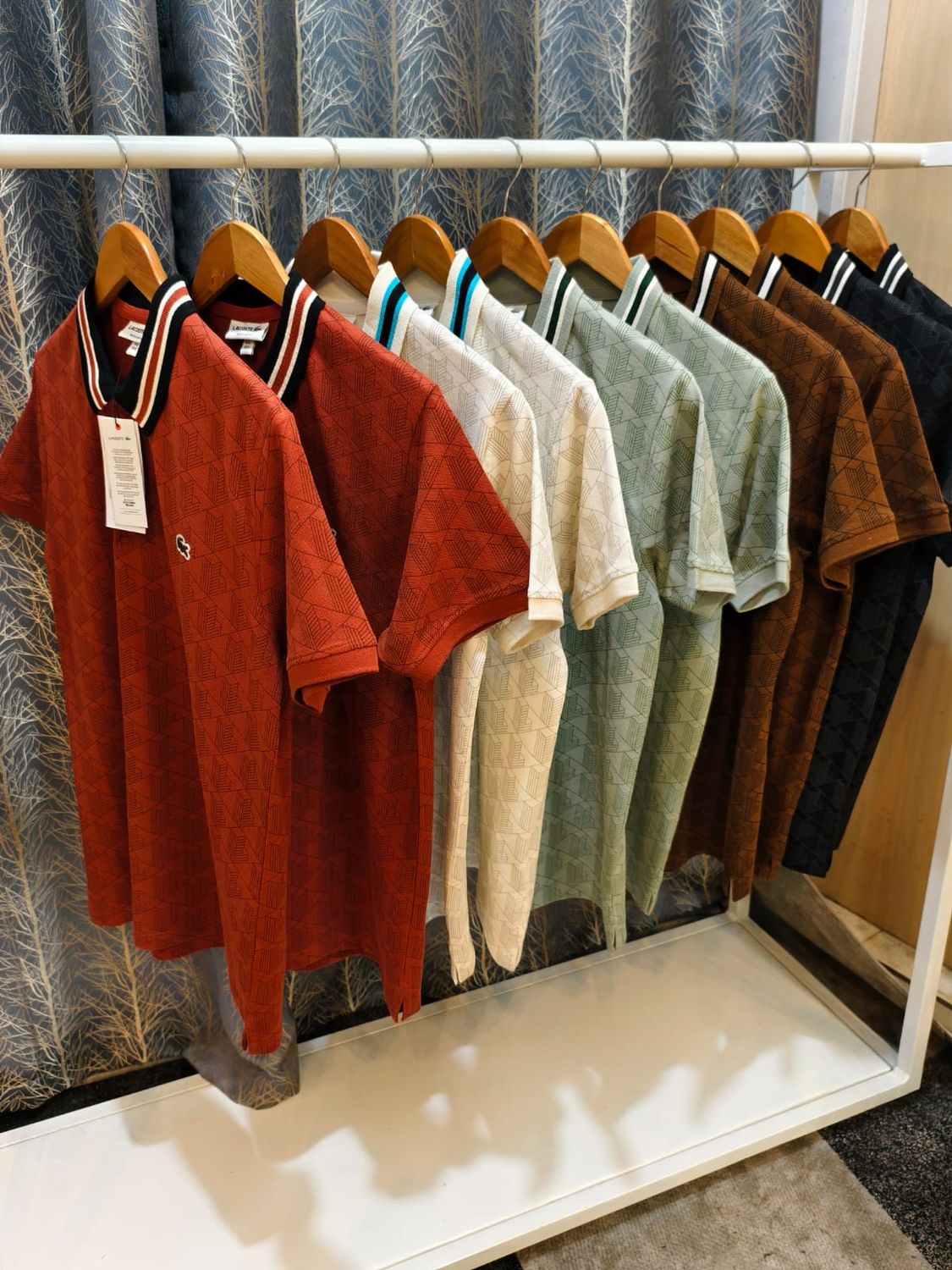 Men's Branded Premium Quality Cotton Collar Neck Half Sleeve Men's T-shirt - 44 Pc