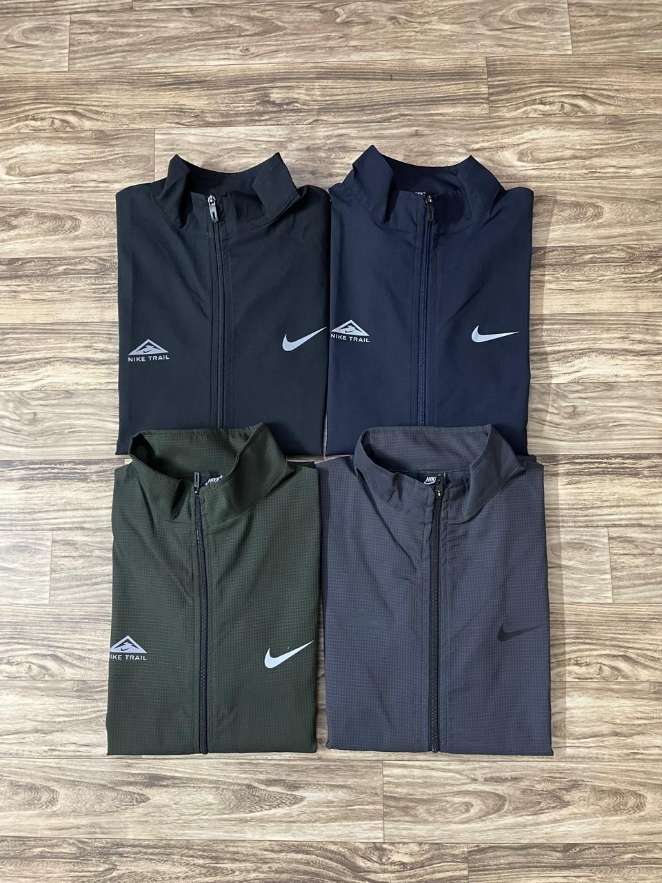 Nike Premium Quality Ns Lycra Regular Fit Full Sleeve Men's Jacket - 50 Pc