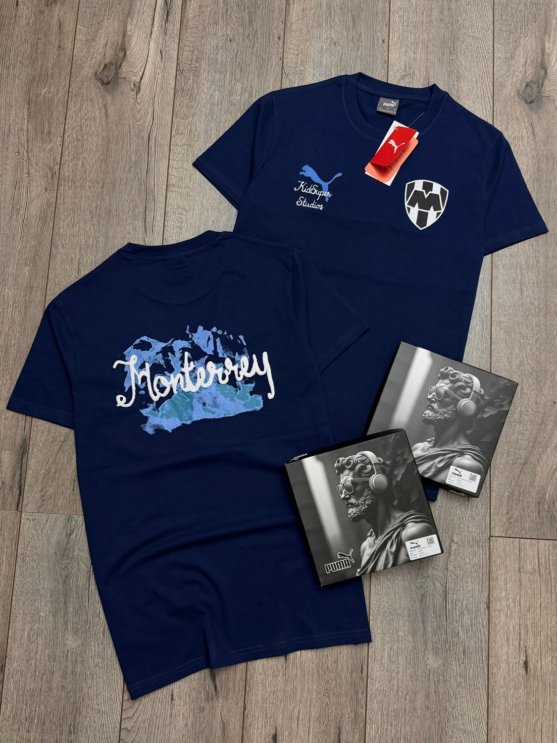 Puma Premium Quality Combed Cotton Crew Neck Half Sleeve Men's T-shirt - 39 Pc