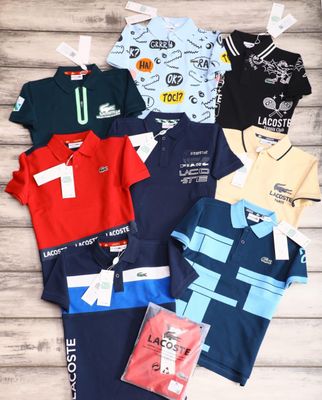 Kid's Branded Premium Quality Cotton Collar Neck Half Sleeve Kids T-shirt - 54 Pc