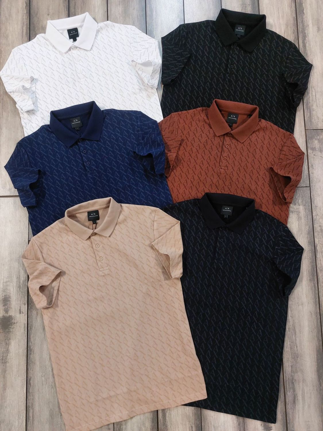 ​Armani Exchange Premium Quality Collar Neck Half Sleeve Men's T-shirt - 52 Pc