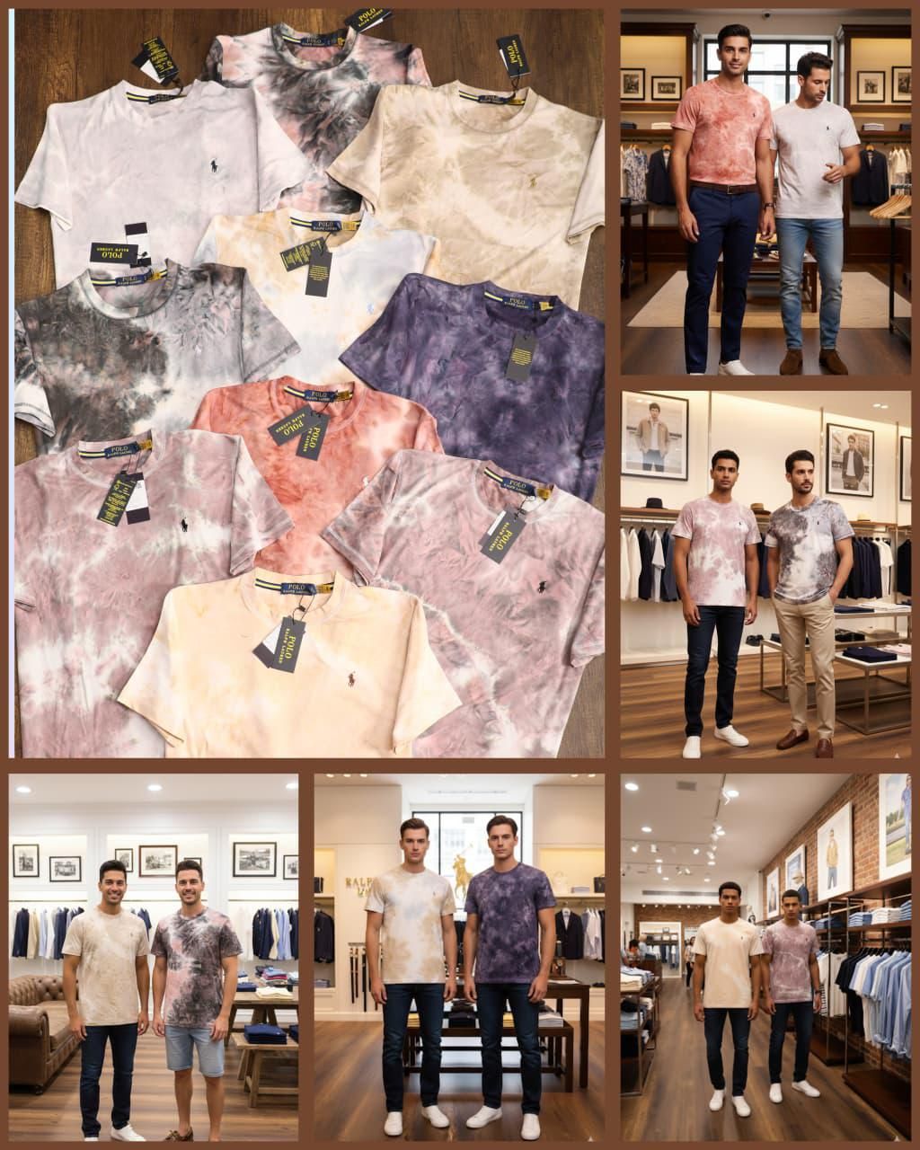 Ralph Lauren Premium Quality Round Neck Half Sleeve Men's T-shirt - 43 Pc