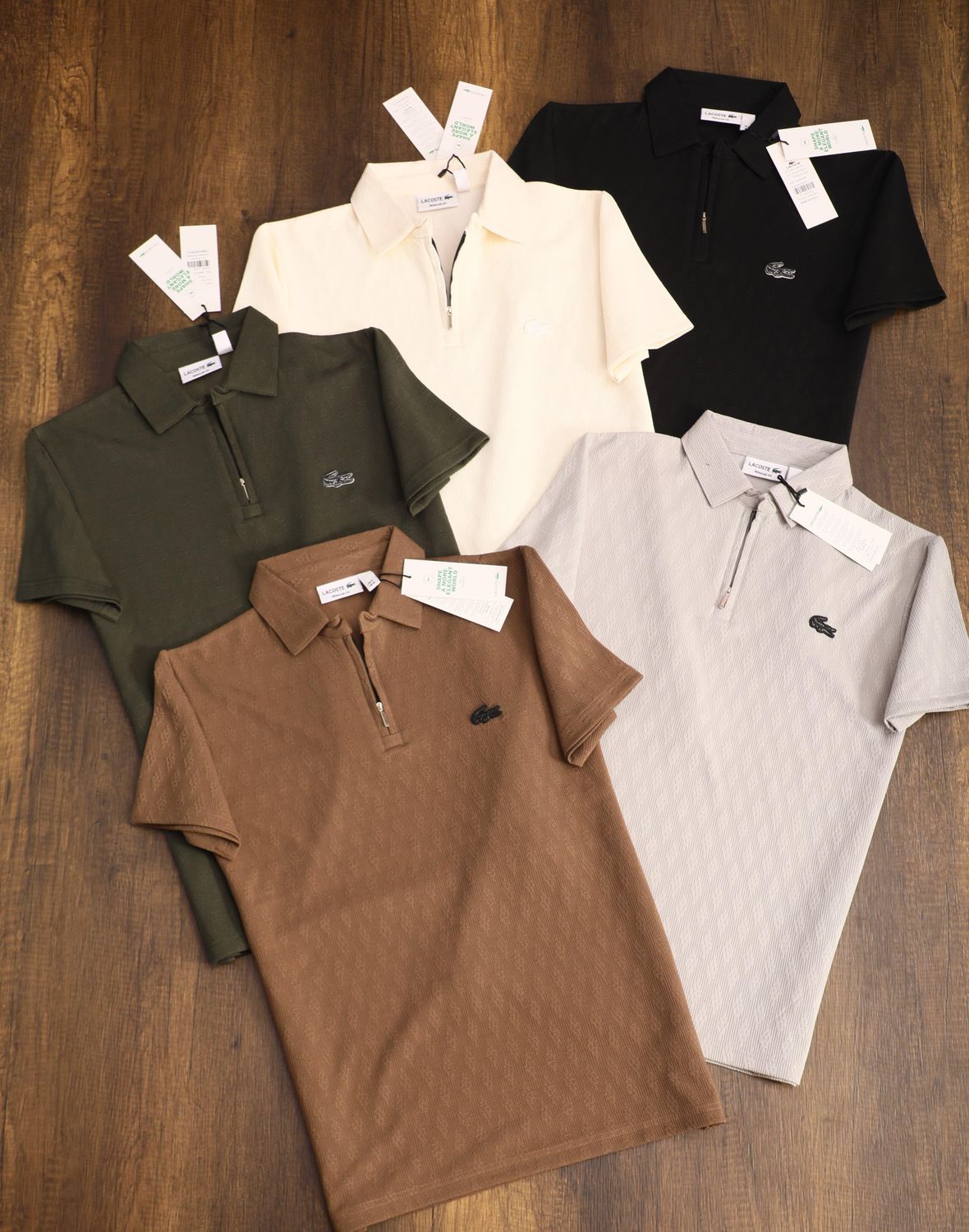 Men's Branded Premium Quality Collar Neck Half Sleeve Men's T-Shirt - 44 Pc