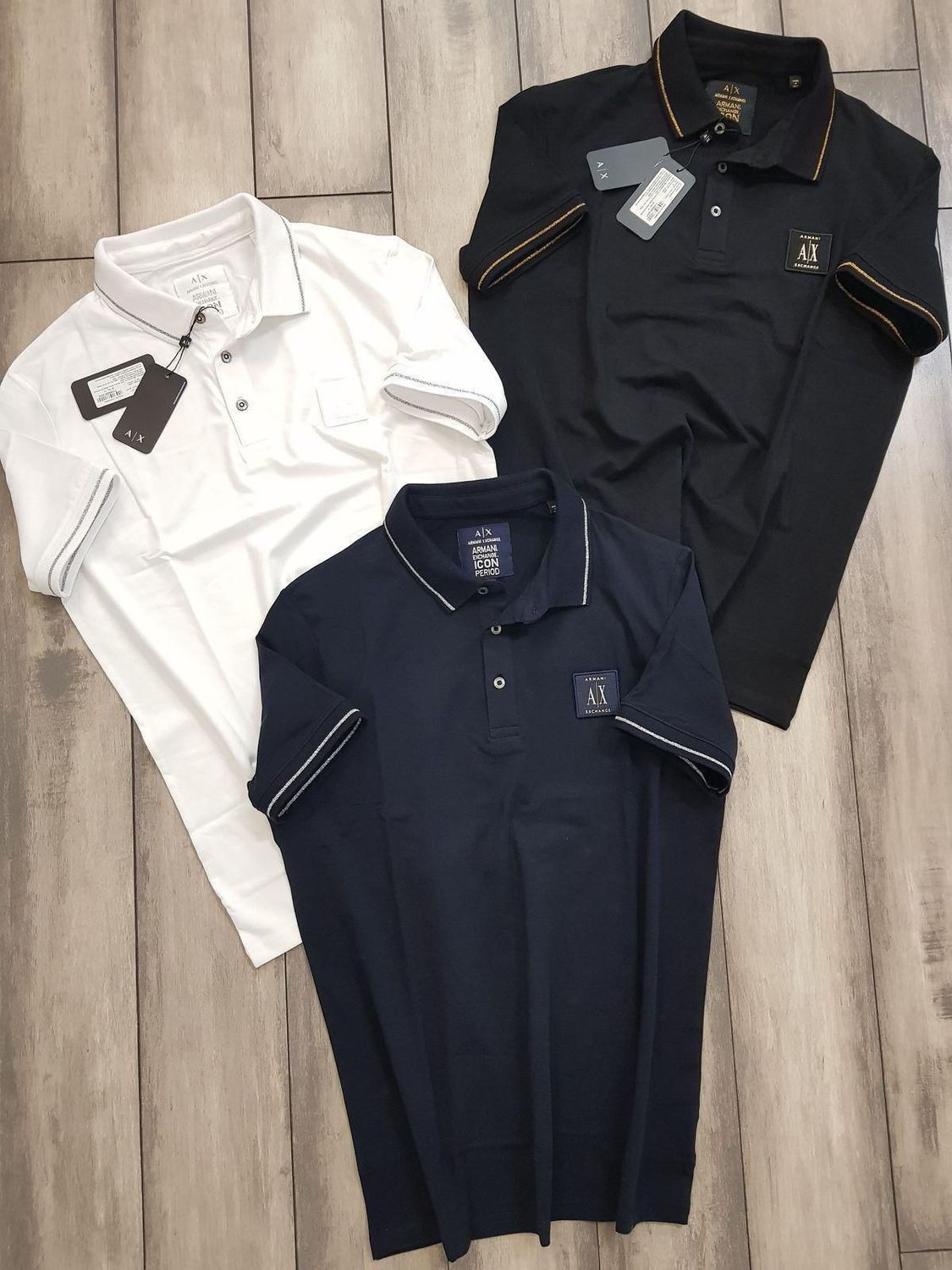 Armani Exchange Premium Quality Collar Neck Half Sleeve Men’s Polo T-Shirts - 52 Pc