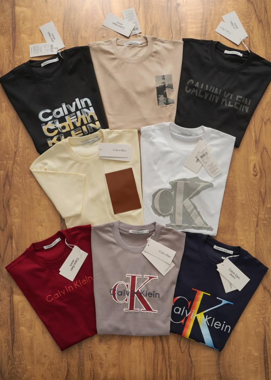 ​Calvin Klein Premium Quality crew neck Half Sleeve Men's T-shirt - 68 Pc