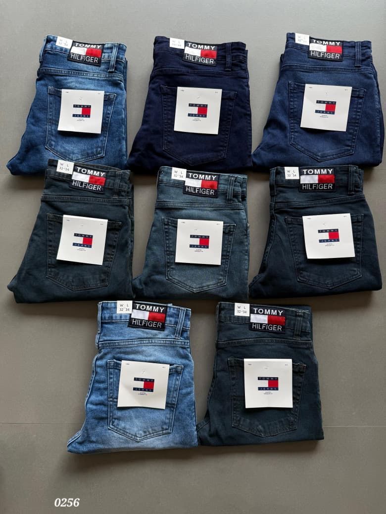Tommy Hilfiger Premium Quality Cotton Men's Straight Jeans - 59 Pc