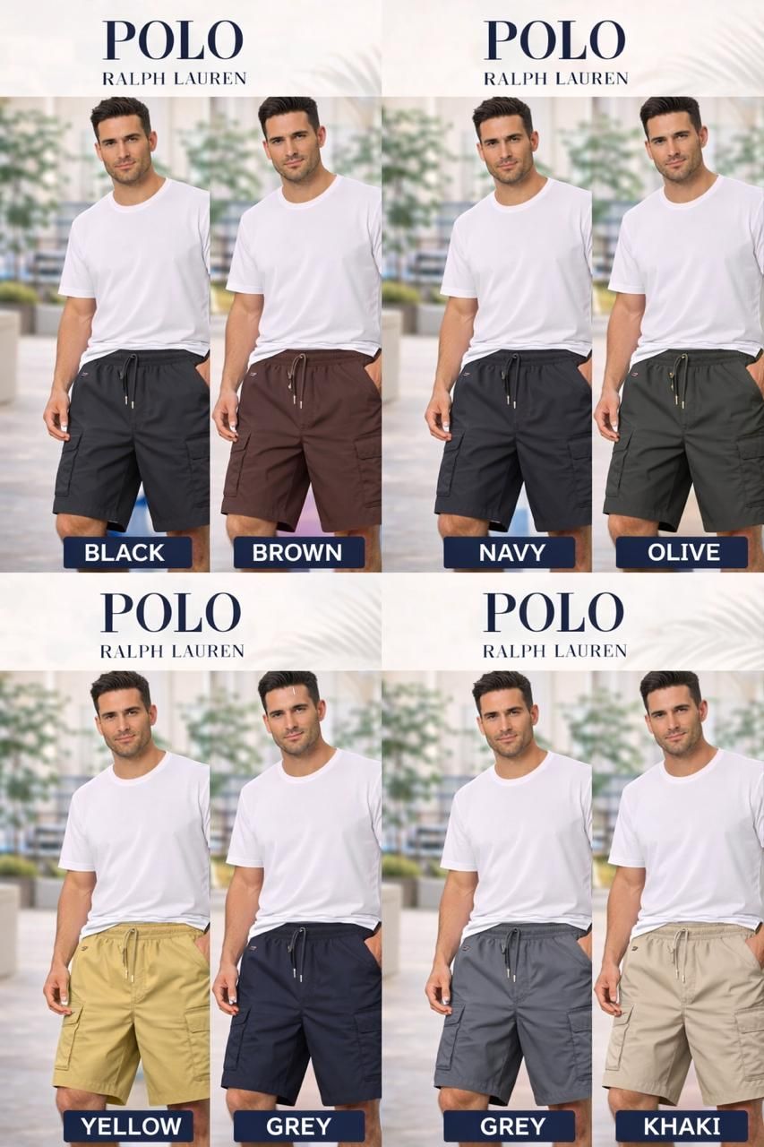 Ralph Lauren Premium Quality Men's Cargo Shorts - 68 Pc