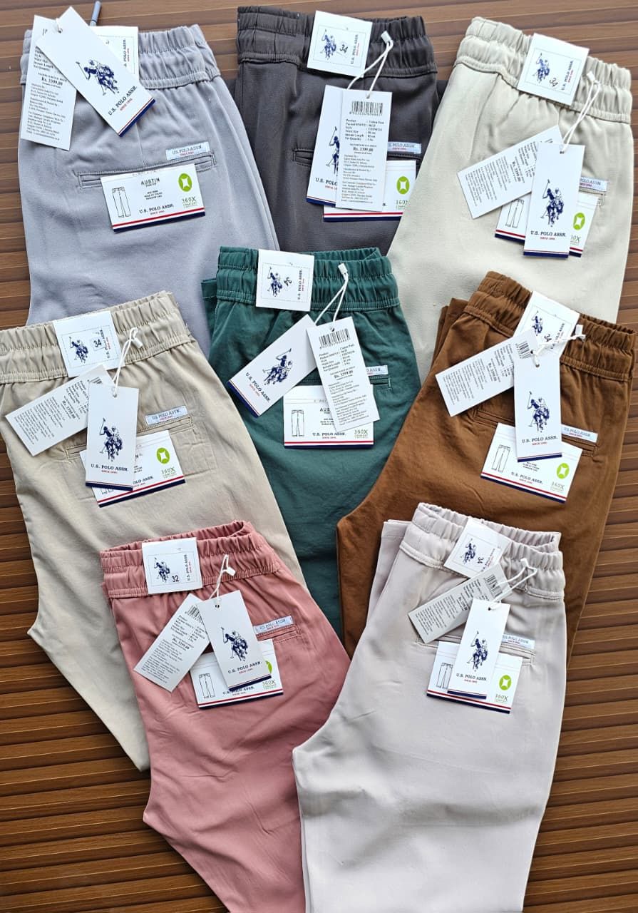 Us Polo Premium Quality Japanese State Fit Men's Trousers - 40 Pc