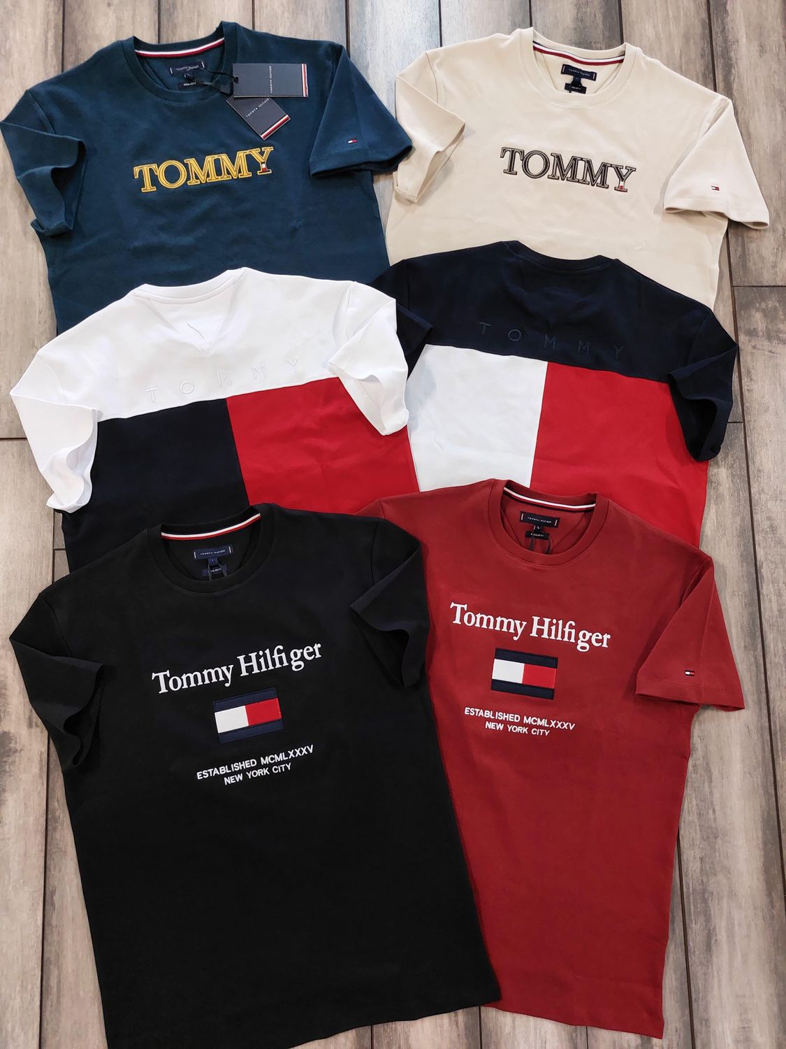 Tommy Premium Quality Round Neck Half Sleeve Men's T-Shirt - 52 Pc