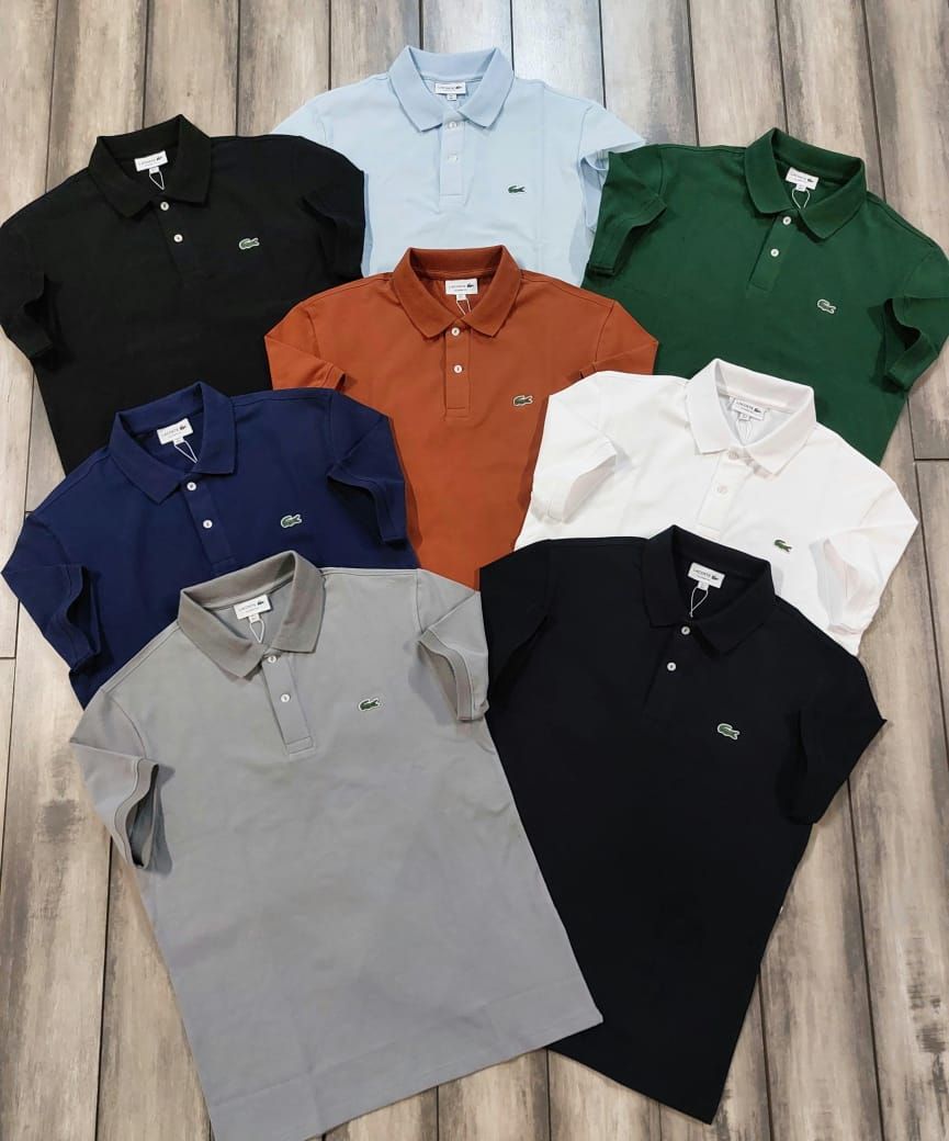 Men's Branded Premium Quality Collar Neck Half Sleeve Men's T-Shirt - 60 Pc