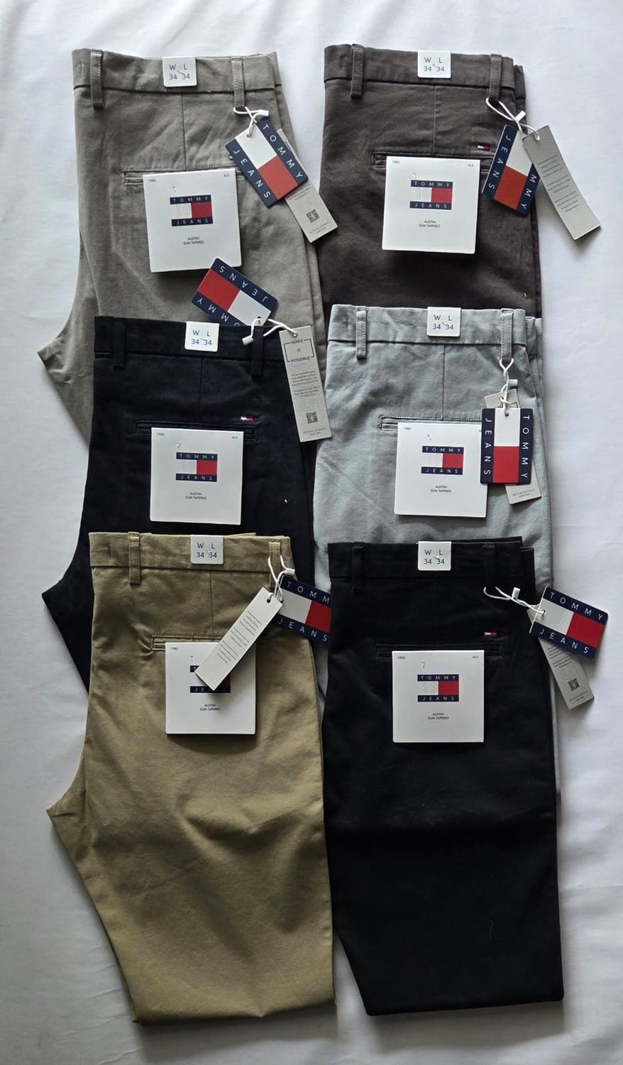 Tommy Hilfiger Premium Quality Casual Men's Trousers - 45 Pc