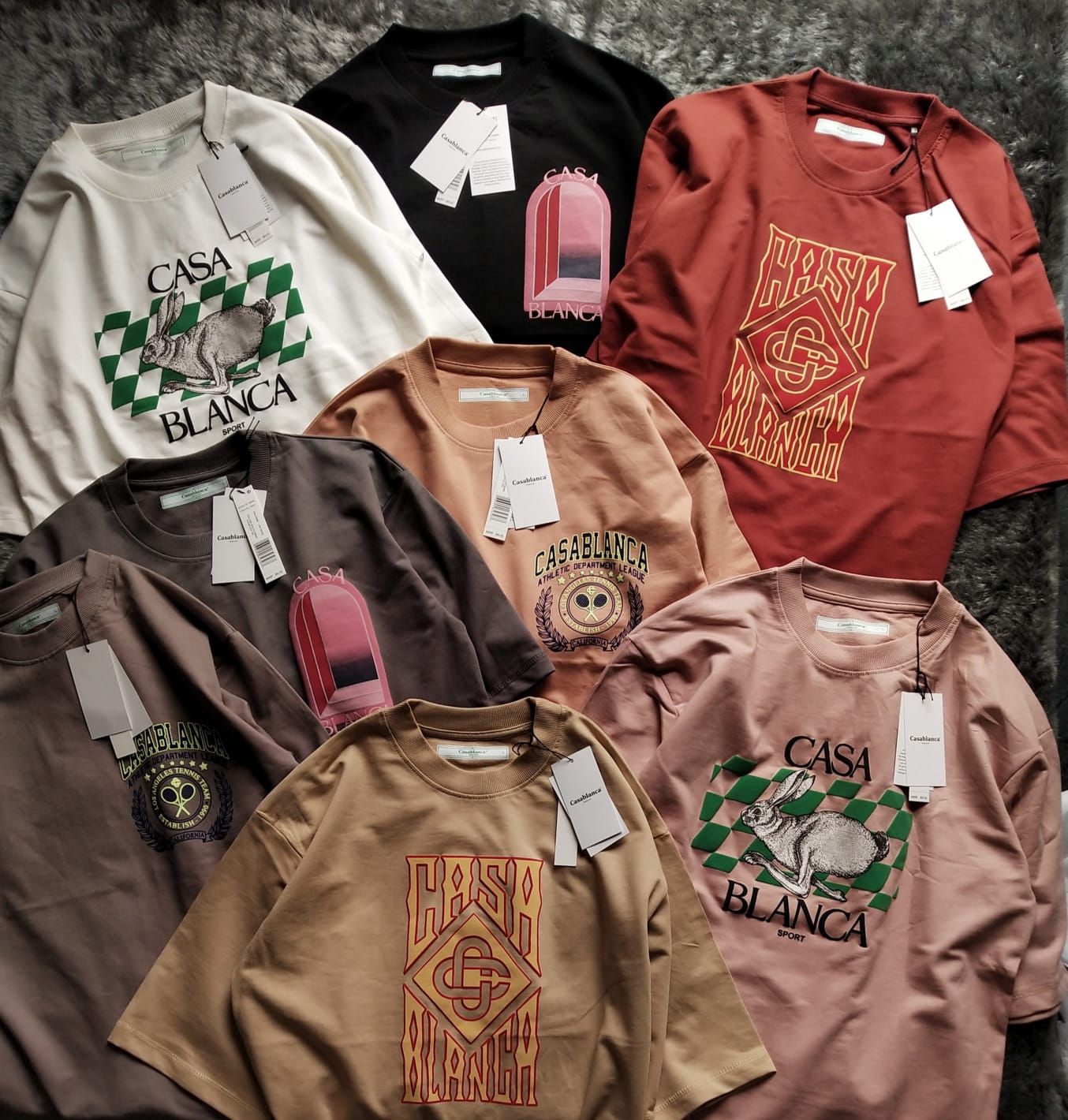 Casa Blanca Premium Quality Pure Cotton Oversized Drop-shoulder Round Neck Half Sleeve Men's T-shirt - 35 Pc