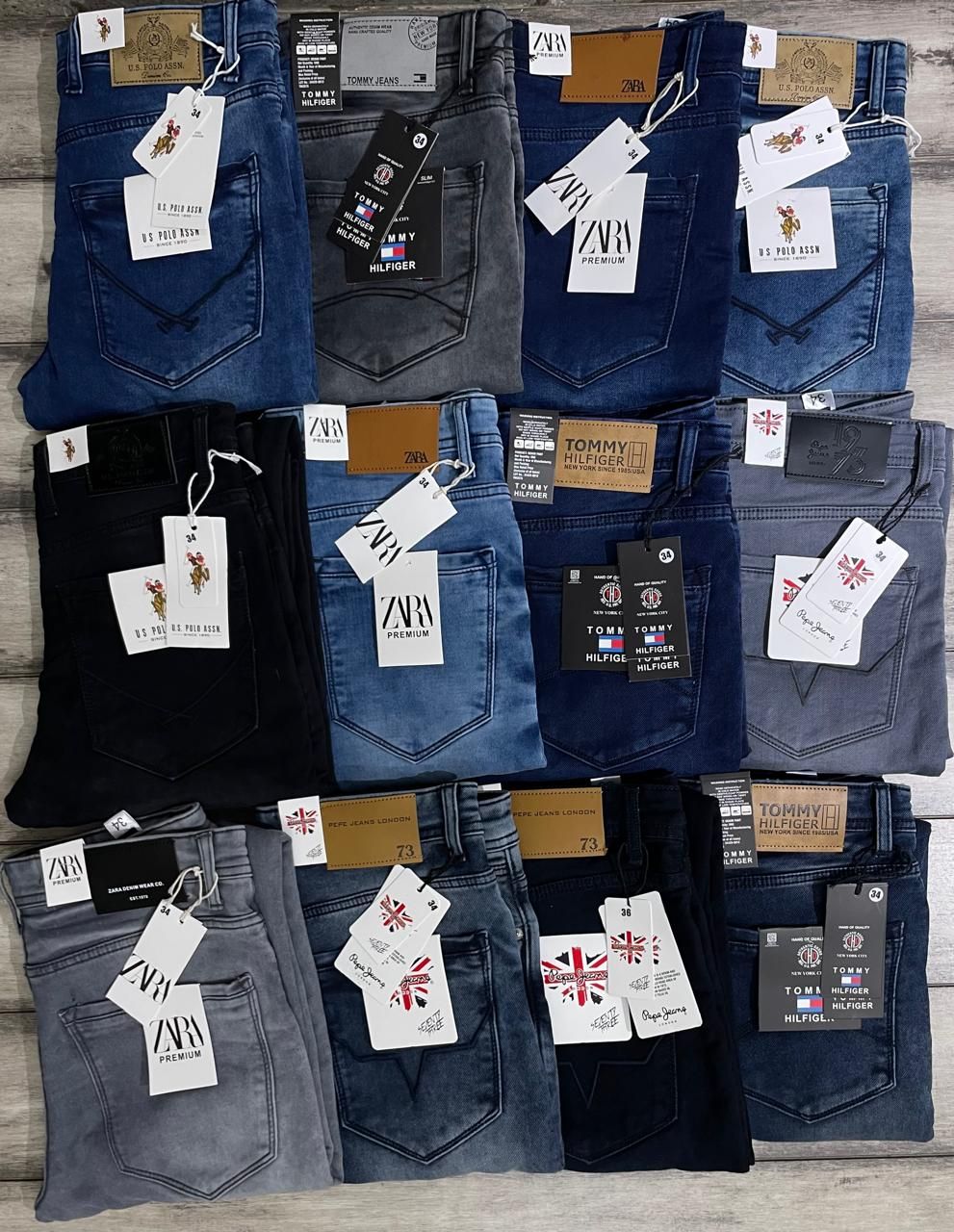 Multy Brand Men's Jeans - 75 pc