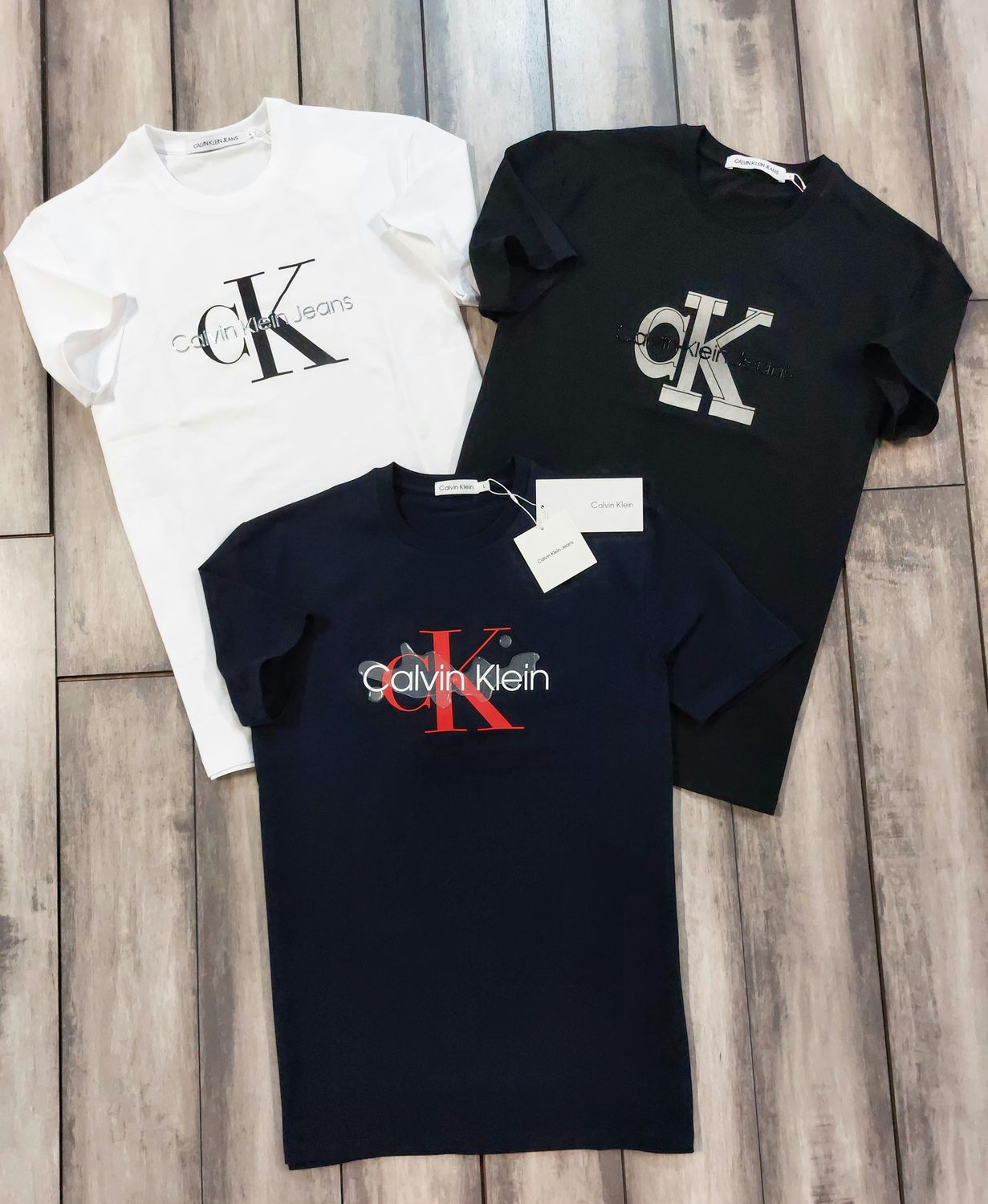 ​Calvin Klein Premium Quality Cotton Round Neck Half Sleeve Men's T-shirt - 52 Pc