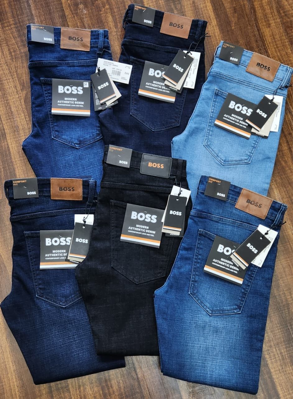 Hugo Boss Premium Quality Lycra Denim Slim-Fit Men's Jeans - 45 Pc