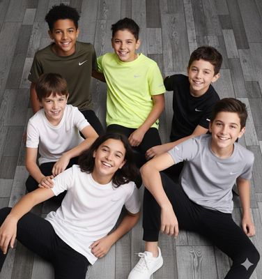Nike Premium Quality Dry-Fit Boys And Girl's  Round Neck Half Sleeve Kid's T-shirt - 38 Pc