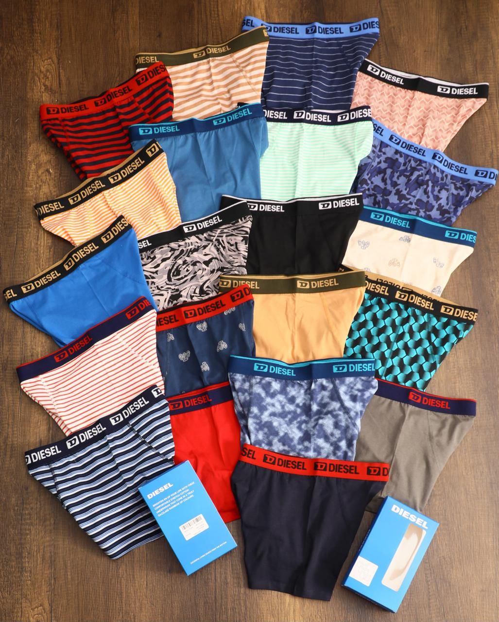 Diesel Premium Quality Cotton Lycra Men's Trunks - 72 Pc