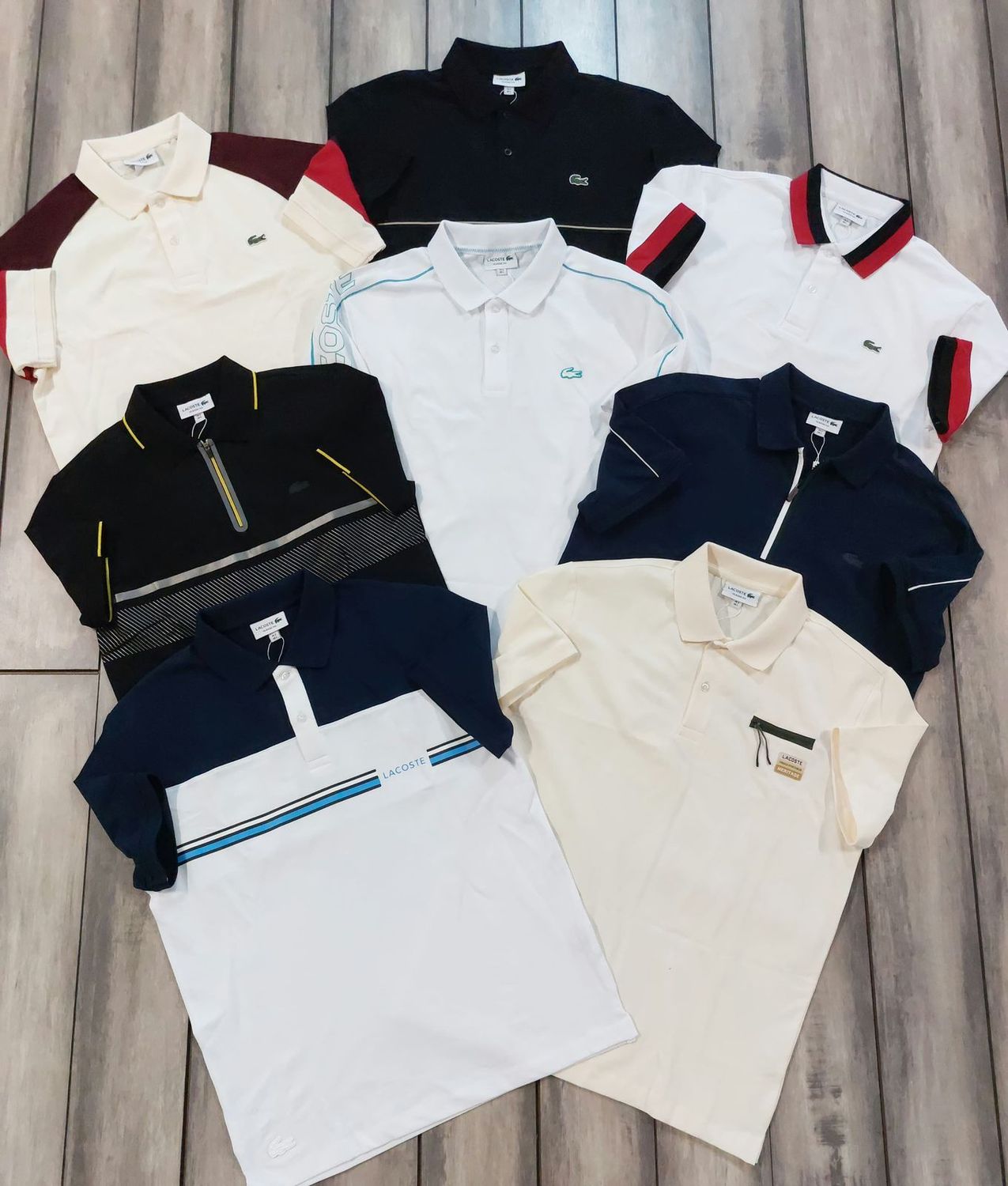 Men's Branded Premium Quality Collar Neck Half Sleeve Men's T-shirt - 60 Pc