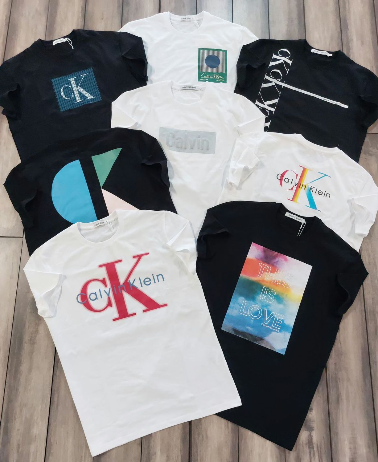 ​Calvin Klein Premium Quality Cotton Crew Neck Half Sleeve Men's T-Shirt - 68 Pc