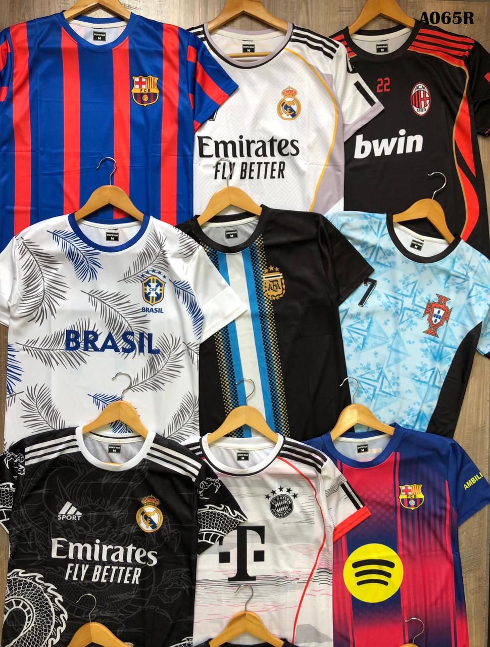 Sports Wear Premium Quality Round Neck Half Sleeve Men's Football Jersy - 39 Pc