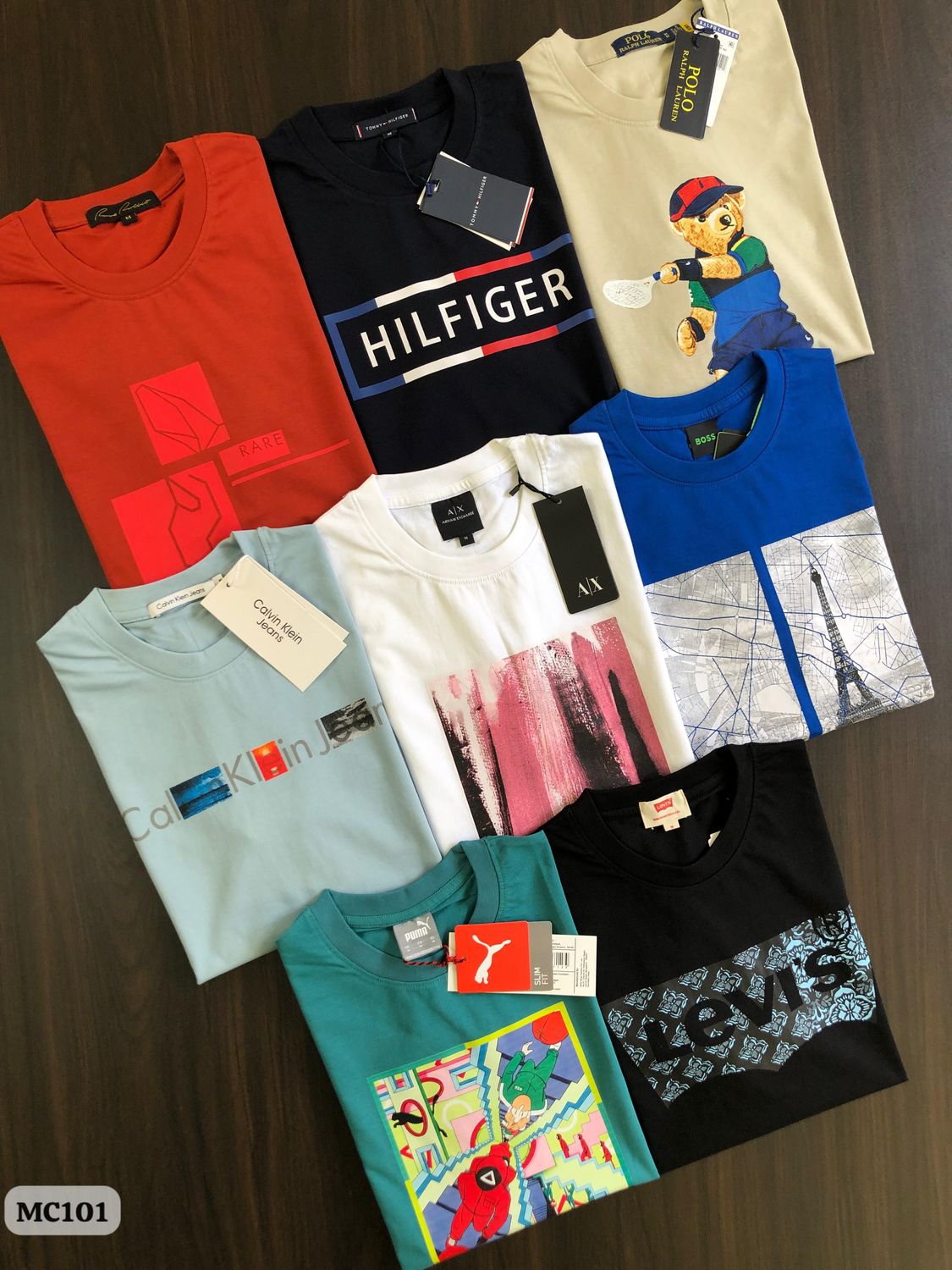 Multy Branded Premium Quality Cotton Crew Neck Half Sleeve Men's T-shirt - 72 Pc