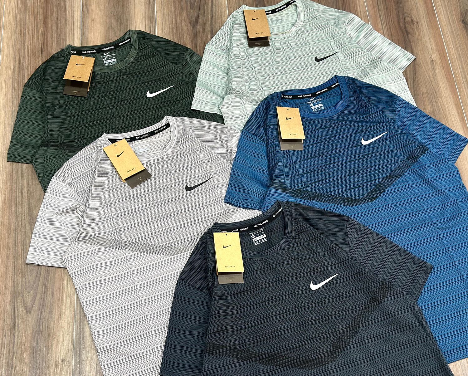 Nike Premium Quality Active Wear Round Neck Half Sleeve Men's T-Shirt - 40 Pc