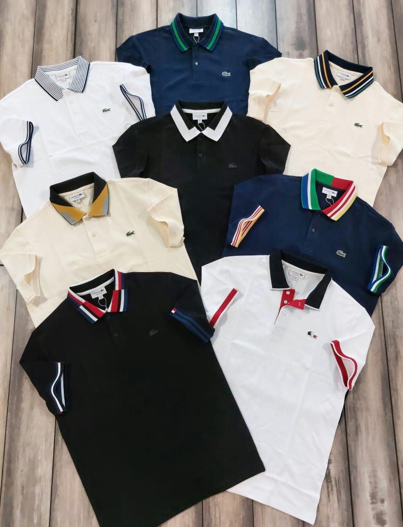Men's Branded Premium Quality Collar Neck Half Sleeve Men’s Polo T-Shirts - 60 Pc