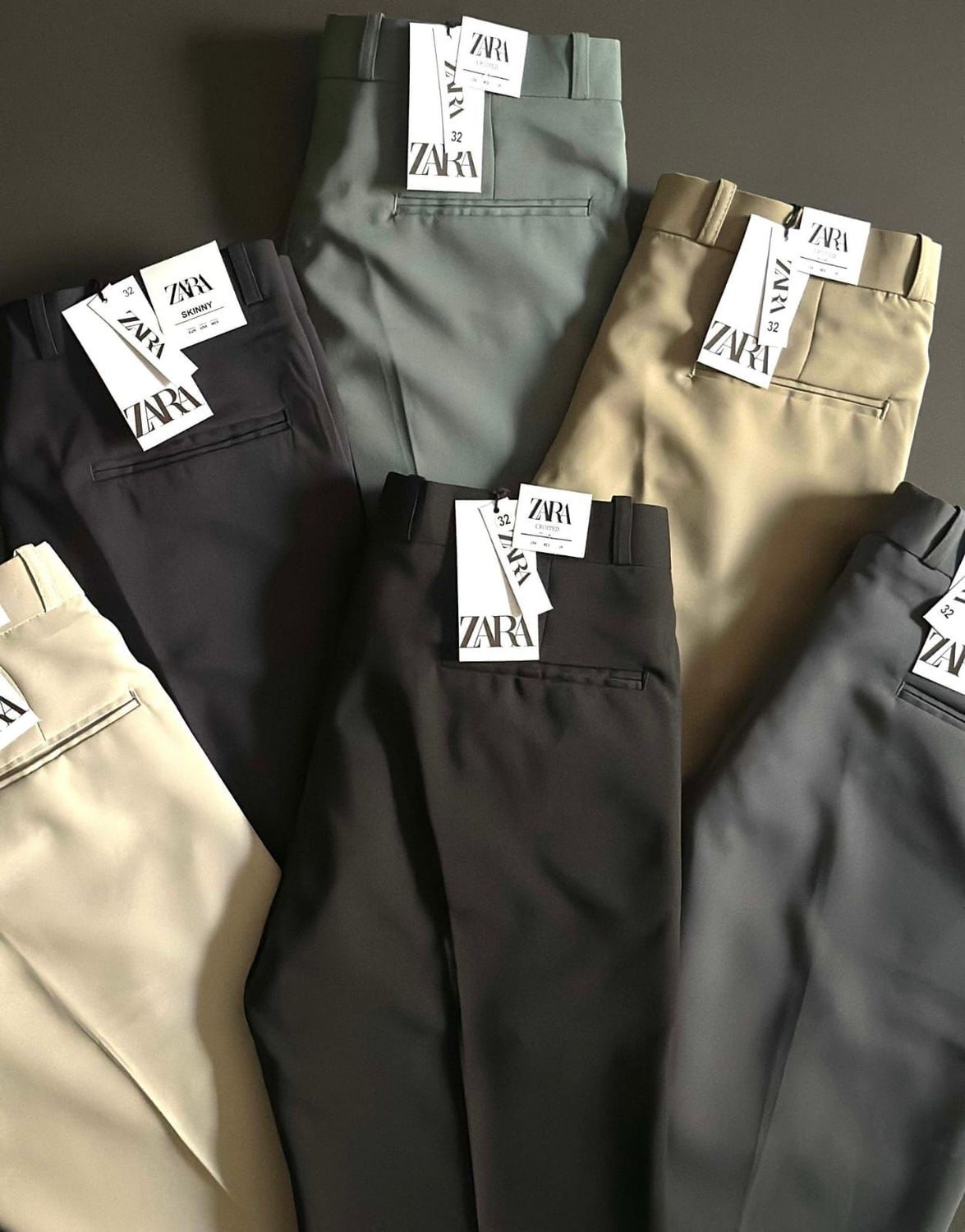 Zara Man Premium Quality Twill Lycra Men's Formal Pants - 35 Pc
