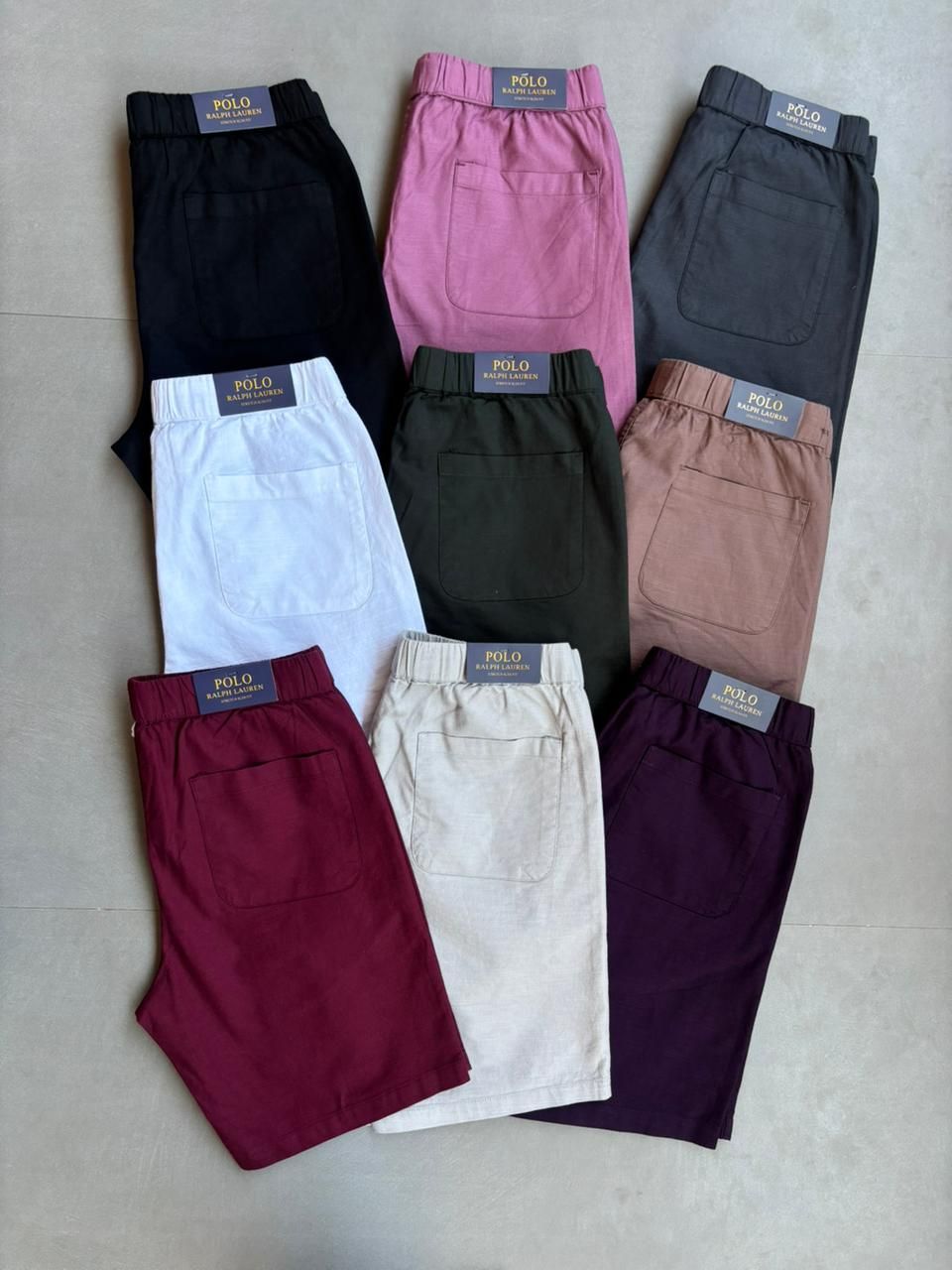 Ralph Lauren Premium Quality Comfortable and Relaxed Linen Men's Shorts - 70 Pc