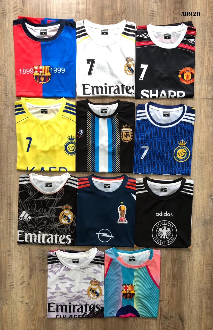 Sports Wear Premium Quality Lycra Football Men's T-Shirt - 50 Pc