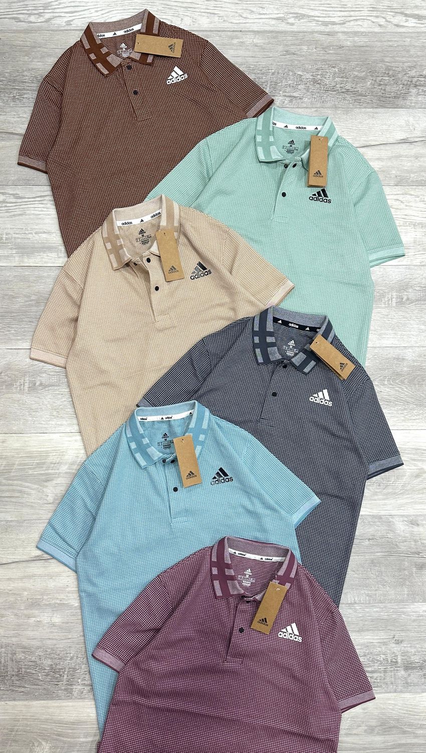 Adidas ​Premium Quality Collar Neck Half Sleeve Men's T-Shirt - 52 Pc