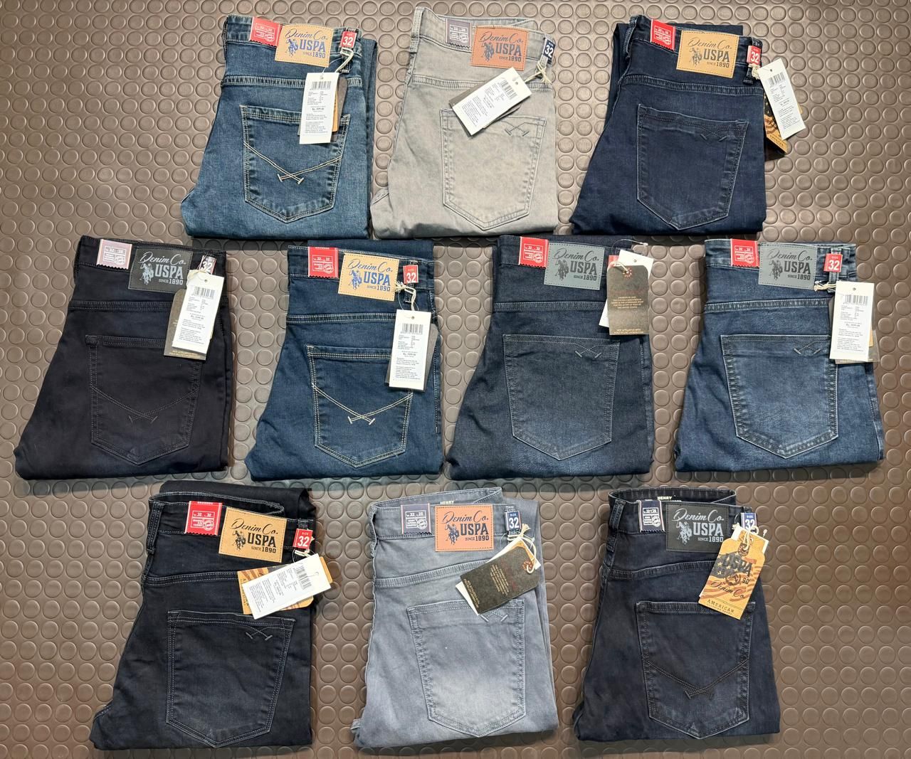 Us Polo Premium Quality Full length Slim Fit Men's Jeans - 80 Pc